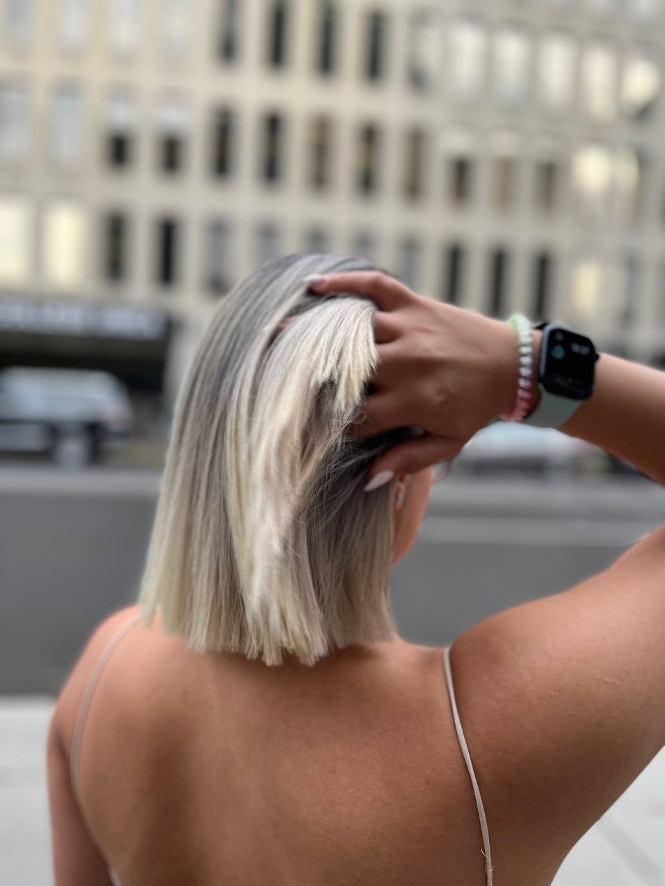 Hair result in salon