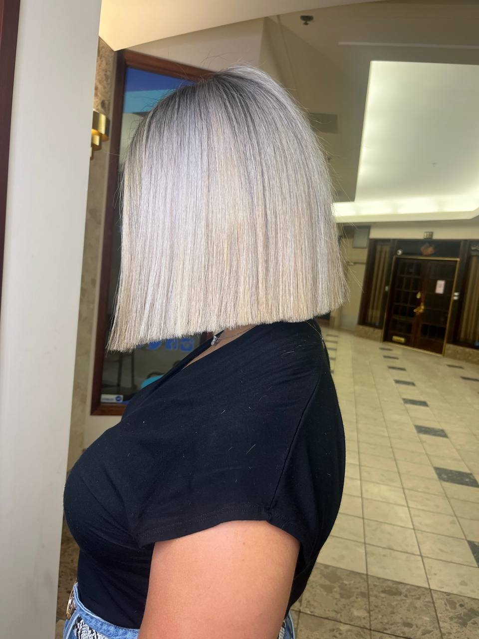 Hair result in salon