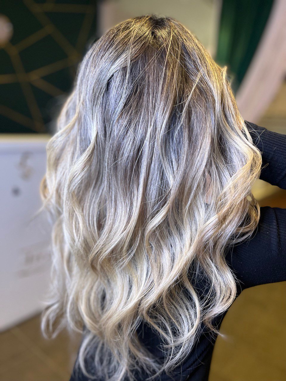 Hair result in salon